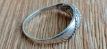 Кольцо серебро 18,5 р 800 проба, фото №3