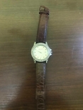 Яскравий жіночий годинник "ROLEX" з шкіряним ременцем, Кітай, фото №2