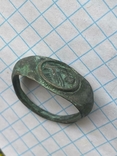 Перстень рукопожатие серебро копия, фото №2