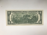 2 доллара США серия 1995 L миллениум замещения Сан Франциско unc лимитированный тираж, фото №3