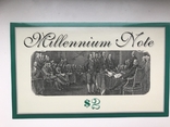 2 доллара США серия 1995 С замещения Миллениум Филадельфия в буклете лимитированный тираж, фото №3