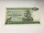5 долларов Зимбабве 1983, фото №2