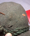 Винтаж шляпа охотника с пером Германия, юбилейный серебряный знак, серебро 925 пр, клеймо, фото №12