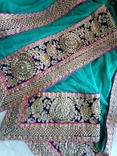 Дупатта,индийский универсальный шарф из жоржетта, фото №2
