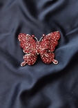 Винтажная большая брошка-бабочка Juliana, фото №12