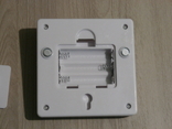 Світлодіодний LED світильник вимикач на батарейках 3xAAA з магнітним кріпленням, фото №4