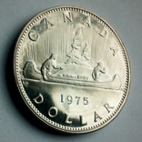 Канада 1 доллар 1975 г., фото №6