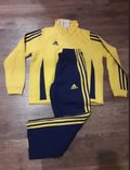 Спортивный костюм детский желто-синий Adidas адидас, фото №2