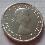 Канада, 50 центів, 1964 рік, срібло, фото №3