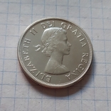 Канада, 50 центів, 1964 рік, срібло, фото №4