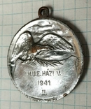 Старинная венгерская медаль, медальер Ludvig, 1941 г, фото №2