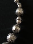 Старовинне масивне срібне намисто (срібло 800 пр, вага 100 гр), фото №6