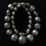 Старовинне масивне срібне намисто (срібло 800 пр, вага 100 гр), фото №2