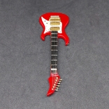 Миниатюрная деревянная электрогитара Германия миниатюра Ручная Работа рок гитара миниатюра, фото №8