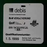 Бірдекель / костер / бірмат ''Golf trophy '99 '', фото №5