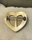 Брошка у вигляді серця Срібло 925 Hallmark Enamel, фото №4
