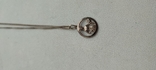 Серебряная цепочка с кулоном, фото №3