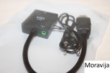 Адаптер Переходник HDMI to VGA +Аудио адаптер конвертер видео 1080P Преобразователь видео, фото №3