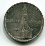 5 марок 1934 г. Серебро. Монетный двор E, фото №2