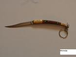 Складной нож Наваха (Navaja) 15 см,нож брелок с кольцом для туриста,охотника,рыбака, фото №2