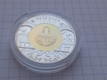 "Киевская Русь", 20 гривен 2001г., Украина, золото, серебро., фото №4