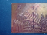 Золота сувенірна банкнота Euro Ернесто Че Гевара-Ernesto Guevara, фото №8