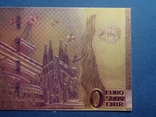 Золота сувенірна банкнота Euro Ернесто Че Гевара-Ernesto Guevara, фото №9
