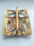 Buckle of the Red Army Harness 1935 Brass, photo number 8
