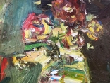 Картина, холст, масло, натюрморт с цветами., фото №3
