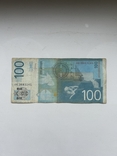 100 динаров (Сербия) 21 век, фото №3