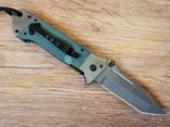 Складной нож Browning CY-061GN Tanto с клипсой и темляком, фото №5