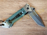 Складной нож Browning CY-061GN Tanto с клипсой и темляком, фото №7