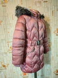 Куртка тепла зимня для дівчинки F &amp; F на 5-6 років, фото №3