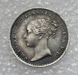 1 пенни 1868 г. Maundy Великобритания, серебро, photo number 6