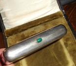 Портсигар, серебро "84", с золотым вензелем "Г.В.", фото №8