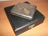 Портсигар, серебро "84", с золотым вензелем "Г.В.", фото №11