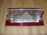 Сувенир настольный - подставка под перьевые ручки, оргстекло СССР, фото №3