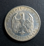 5 марок 1927 року. Веймар, Тюбінген, фото №6
