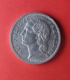 5 франків 1949 рік Франція, фото №2