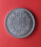 5 франків 1949 рік Франція, фото №3