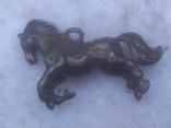 Конь Лошадь коллекционная миниатюра статуэтка бронза брелок, фото №3