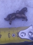 Конь Лошадь коллекционная миниатюра статуэтка бронза брелок, фото №6