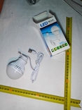 Портативна світлодіодна USB LED Лампа 5W з кабелем 0,9 м, фото №6