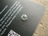 Муасаніт 0.5 карата 5.0мм колір D з сертифікатом якості, фото №5