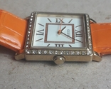 Жіночий кварцевий годинник Guess, інуруствція камінням, на ходу., фото №5