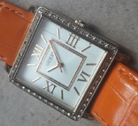 Жіночий кварцевий годинник Guess, інуруствція камінням, на ходу., фото №2