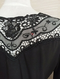 Красивая женская блузка спина сеточка вышивка 48, numer zdjęcia 6