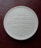 Настільна медаль ( meissen ) Шиллер, фото №3