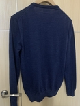 Мужской пуловер, Чоловічий пуловер, темно синій светр ZARA, фото №6