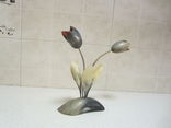 Тюльпаны - кость - ручная работа - прошлый век, фото №2